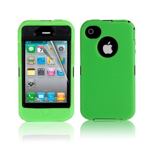 iPhone 4 / 4S Rugged Defender Tough Shockproof Case Cover